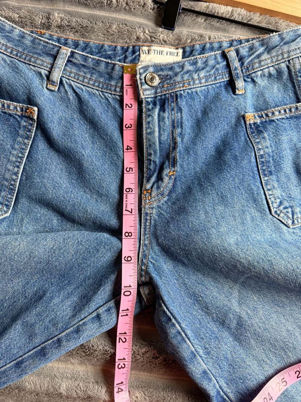 Free People Izzy Flare Jeans in Medium Wash Western Retro 90s Scandinavian - Picture 6 of 8